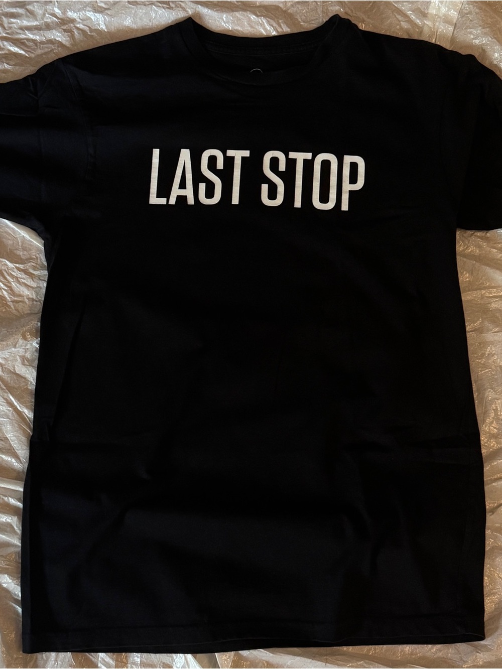 SSUR Black Short Sleeve 'LAST STOP' Coney Island Warriors Graphic Tee